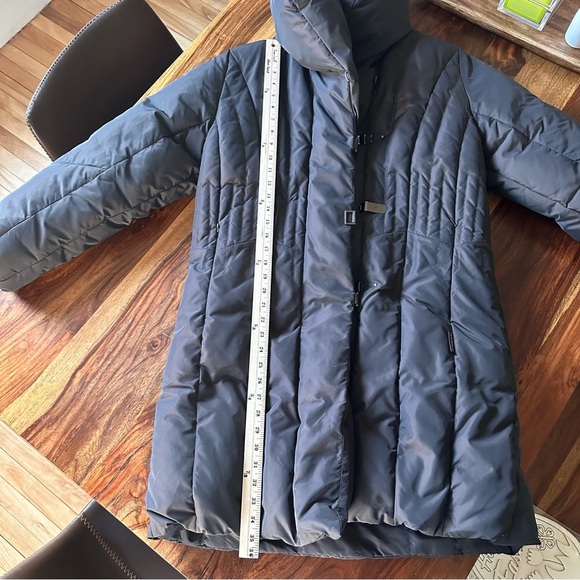 STEINBOCK TYROL AUSTRIA QUILTED DOWN FILL PUFFER COAT WOMEN SIZE 10 Black - Picture 8 of 11